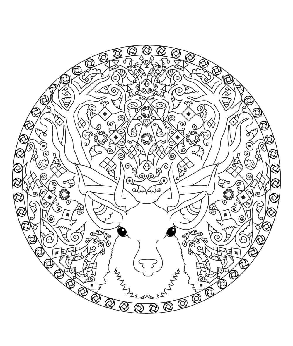 Mandalas de Noël 63